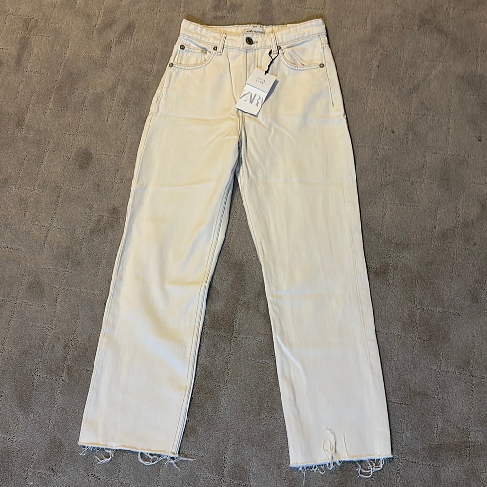 Zara Jeans size 4 Hi-Rise ankle Length New With Tags